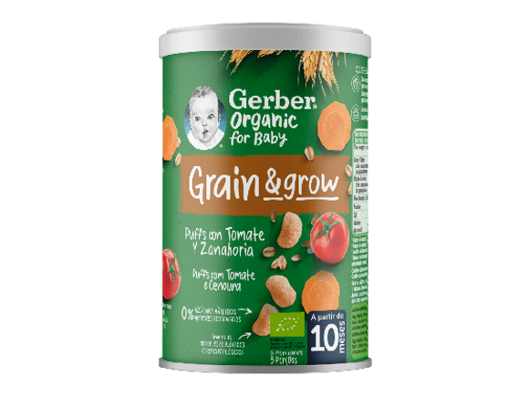 GERBER Organic Puffs Tomate Cenoura 35g