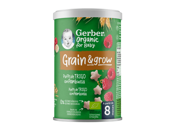 GERBER Organic Puffs Framboesa