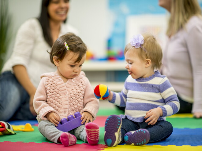 A creche com Nestlé